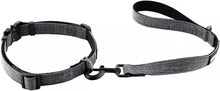 Load image into Gallery viewer, Drop Collar Natural Material Leash with Sleek D-Ring for Accessories &amp; Soft Padded Gel Handle for Comfort (Shorty)

