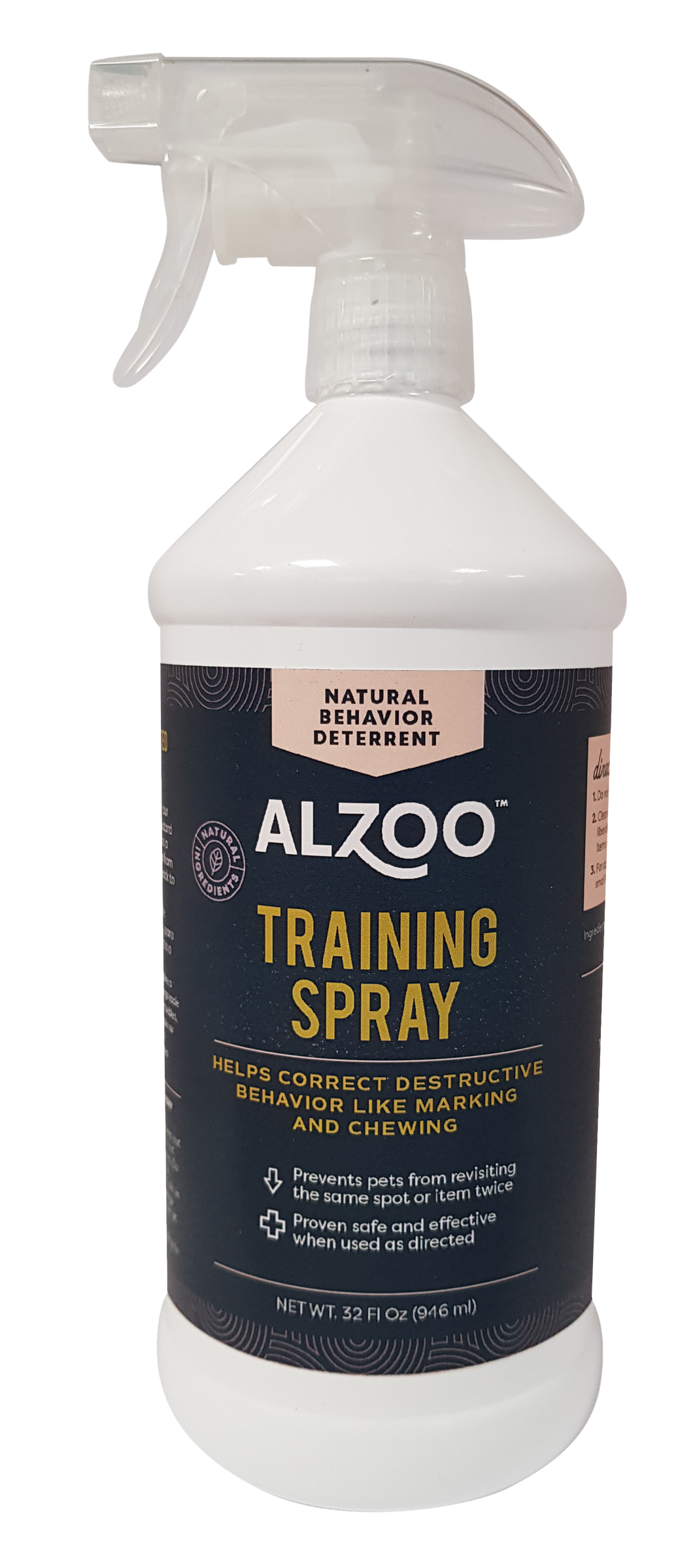 ALZOO Training Spray Natural Behavior Deterrent 32 oz.
