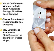 Load image into Gallery viewer, PetTest Diabetes Blood Glucose Tests Strips for Dogs and Cats for use with PetTest Glucose Monitor (50 Strips)
